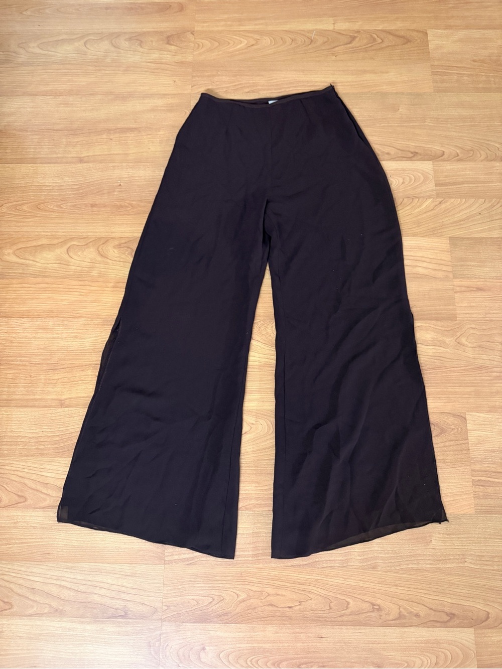 Women’s Brown Wide-Leg Pants